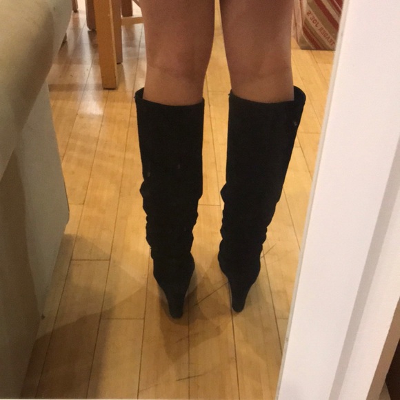 Prada knee high wedge boots - Picture 5 of 8